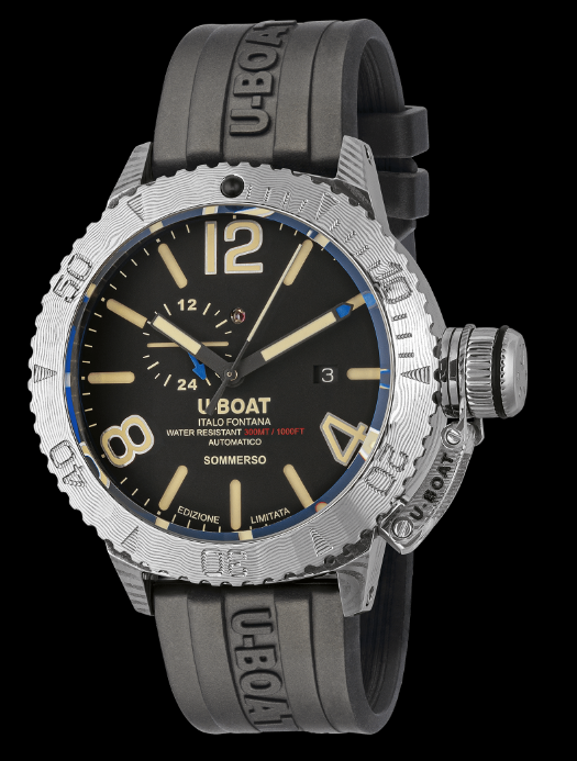 U Boat Dive Replica Watch SOMMERSO DAMASCO RIGHT 9988